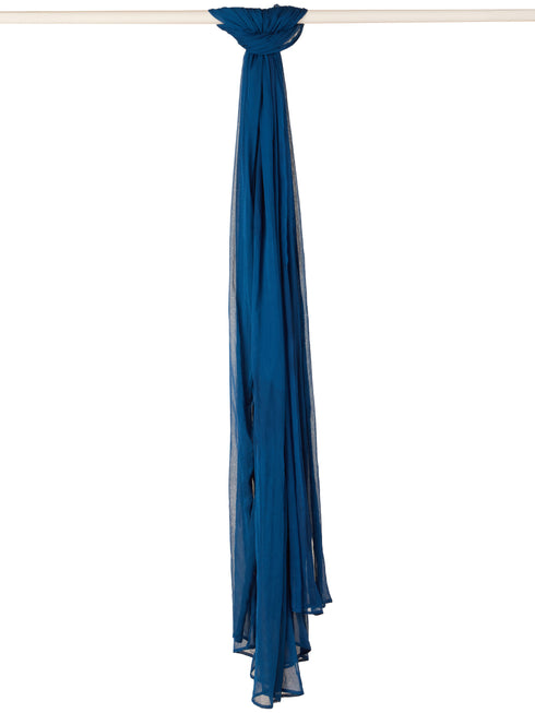 Women's Blue Silk Anarkali Kurta Set